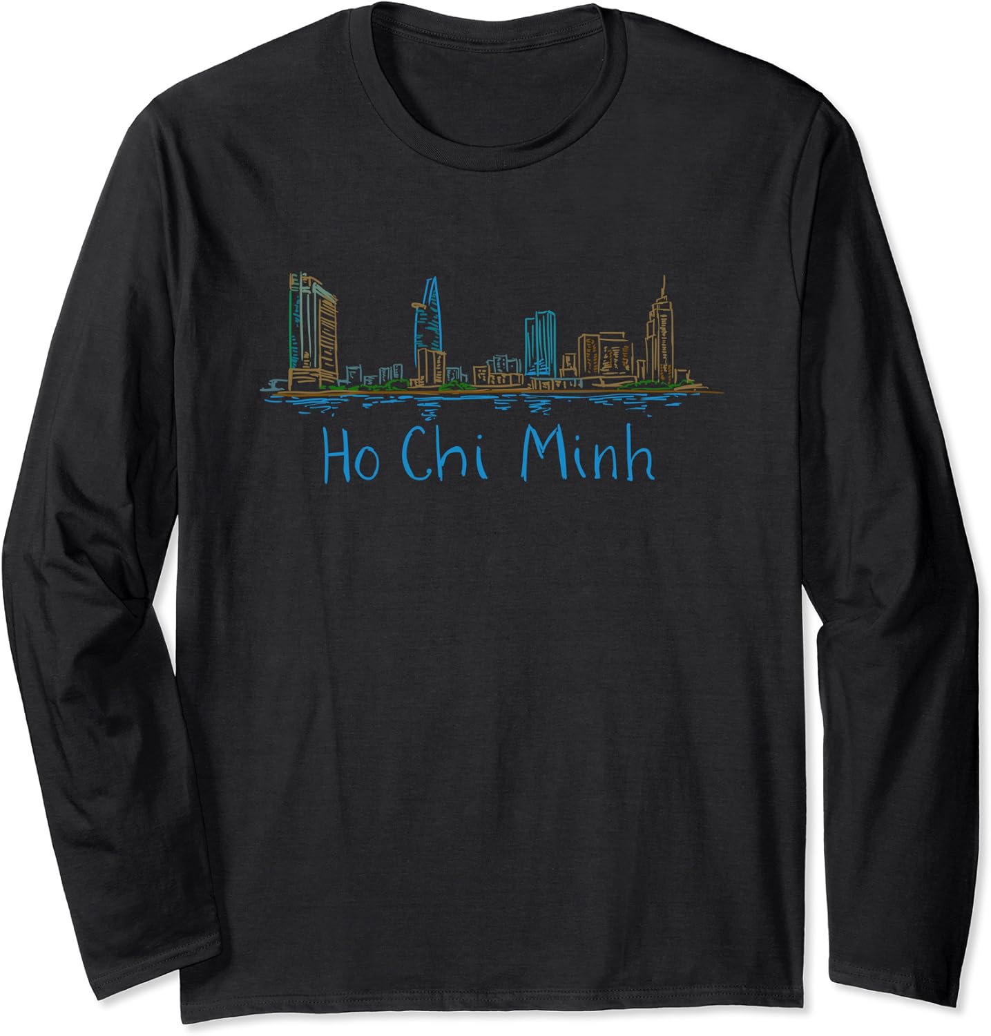 Ho Chi Minh City Vietnam Long Sleeve TShirt Amazon.co.uk Fashion